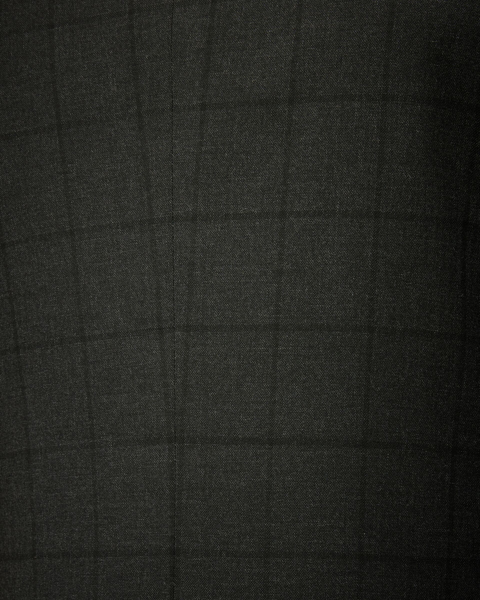 Windowpane Check Tailored Jacket, Charcoal, hi-res